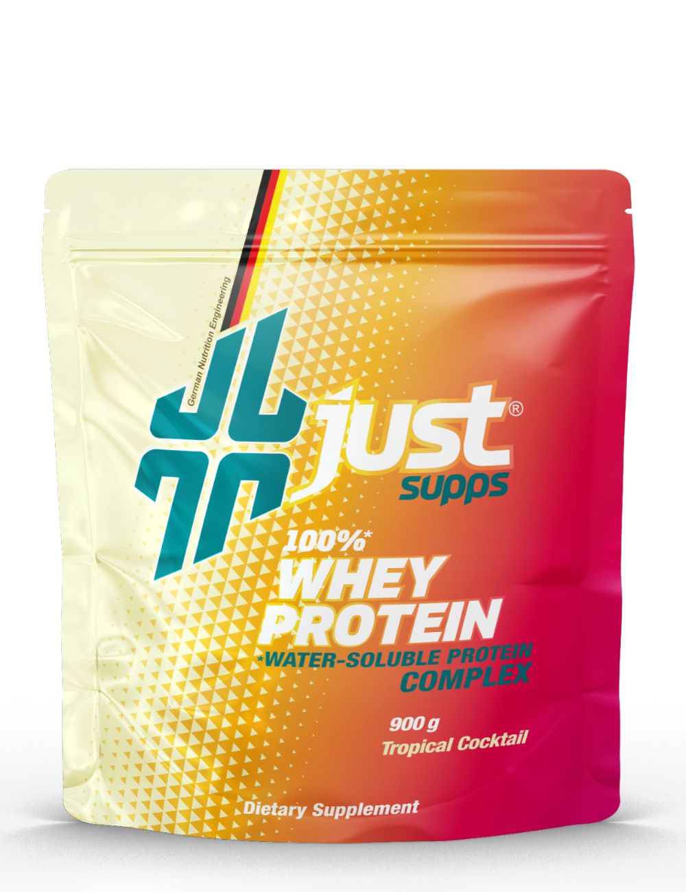 Just Whey Protein (Doypack)__Kokos-Ananas-Erdbeere-Banane__900g__01