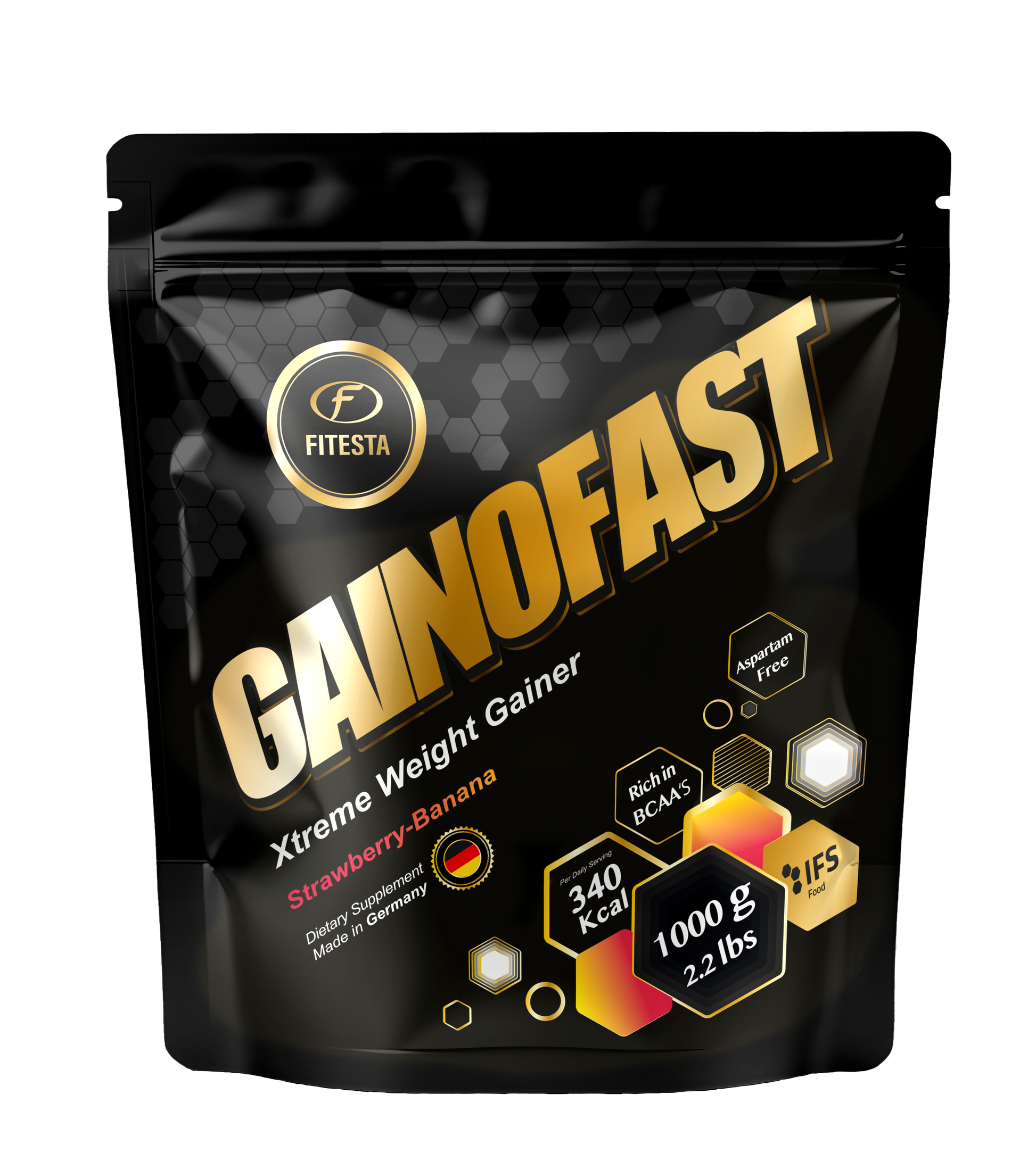 Gainofast (Doypack)__Erdbeer-Banane__1000g__01
