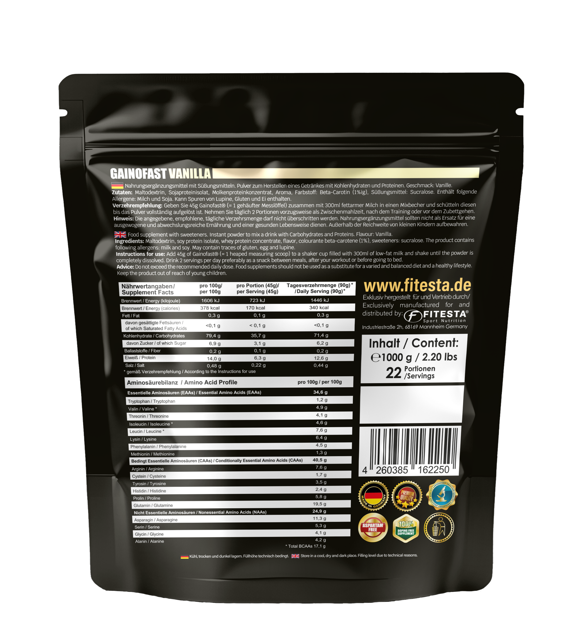 Gainofast (Doypack)__Vanille__1000g__02