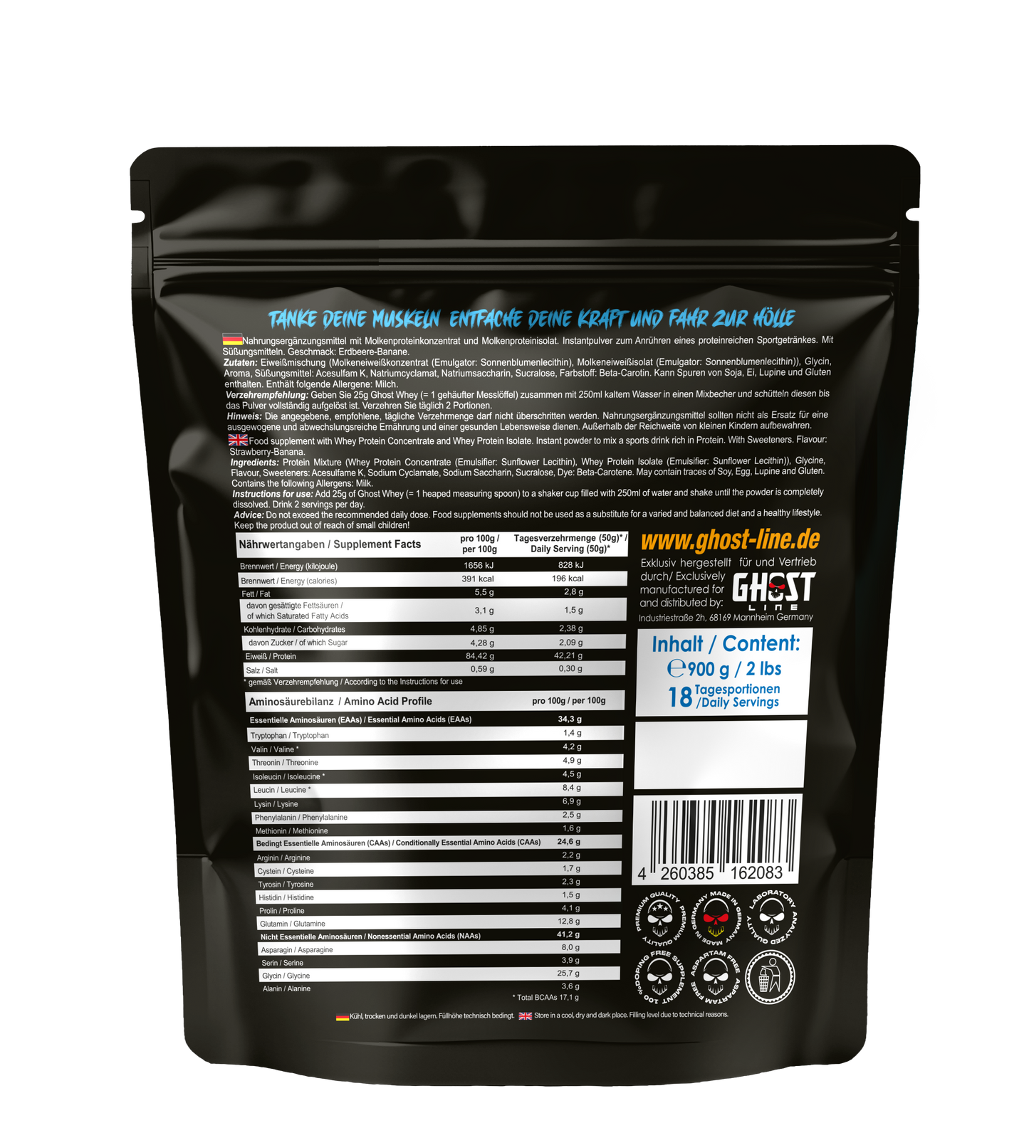 Ghost Whey (Doypack)__Erdbeer-Banane__900g__02