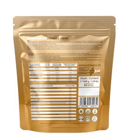 Just Weight Gainer (Doypack)__Cookies&Cream__1000g__02