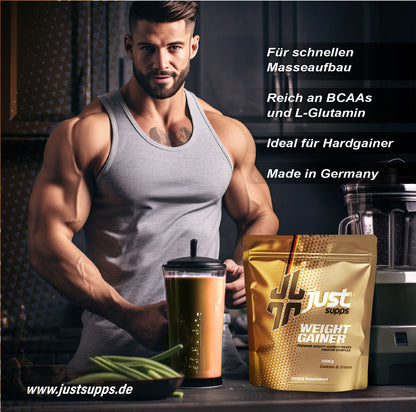 Just Weight Gainer (Doypack)__Cookies&Cream__1000g__03