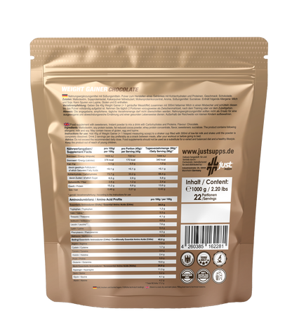 Just Weight Gainer (Doypack)__Schokolade__1000g__02