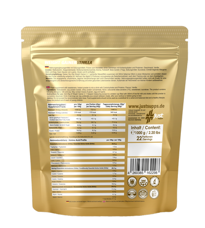 Just Weight Gainer (Doypack)__Vanille__1000g__02