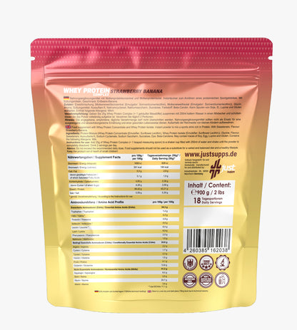 Just Whey Protein (Doypack)__Erdbeer-Banane__900g__02