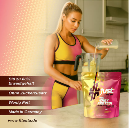 Just Whey Protein (Doypack)__Erdbeer-Banane__900g__03