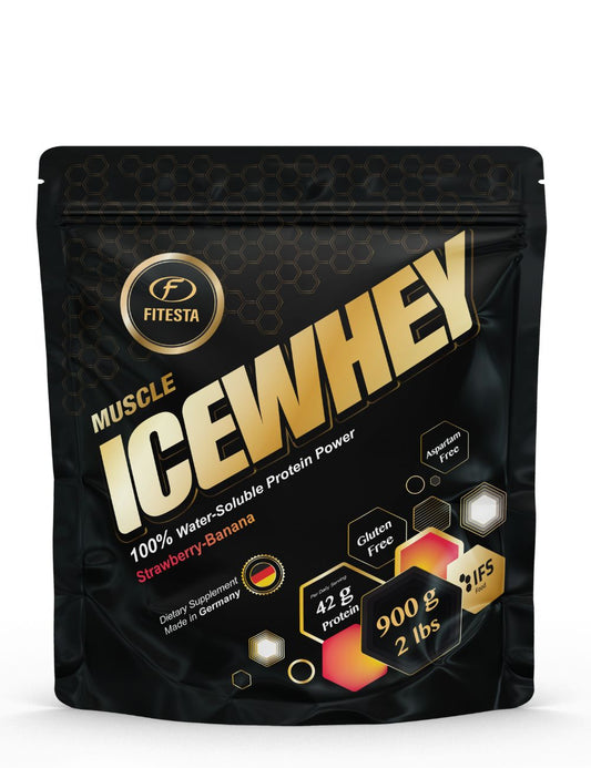 Muscle Ice Whey (Doypack)__Erdbeer-Banane__900g__01