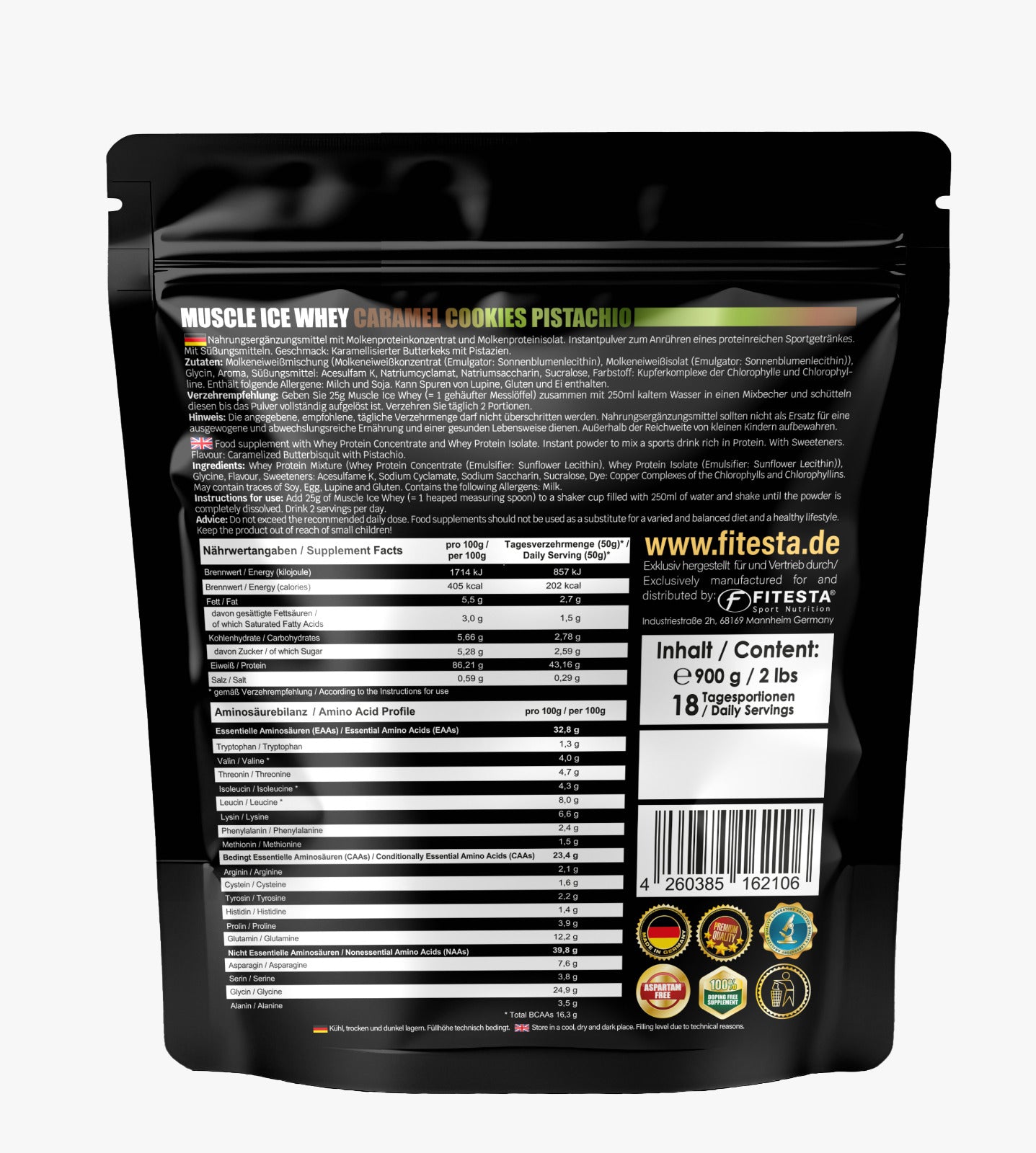 Muscle Ice Whey (Doypack)__Caramelisierter Butterkeks mit Pistazie__900g__02